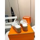Hermes Isabella 30 Sandals in White Calfskin