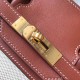 Hermes Canvas Birkin 35cm Bag With Brown Leather