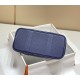 Hermes Garden Party 30 Bag In Blue Saphir Taurillon Leather