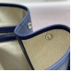 Hermes Garden Party 36 Bag In Blue Saphir Clemence Leather