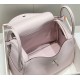 Hermes Lindy 30cm Bag In Mauve Pale Clemence Leather PHW