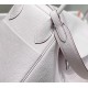 Hermes Lindy 30cm Bag In Mauve Pale Clemence Leather PHW