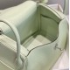 Hermes Lindy 30cm Bag In Vert Fizz Clemence Leather PHW