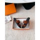 Hermes Men's Jackson Sandal in Brown Suede Leather