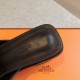 Hermes Women's Ilot 50 Sandals in Black Leather