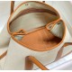 Hermes Garden Party 36cm Bag in Toile and Gold Leather