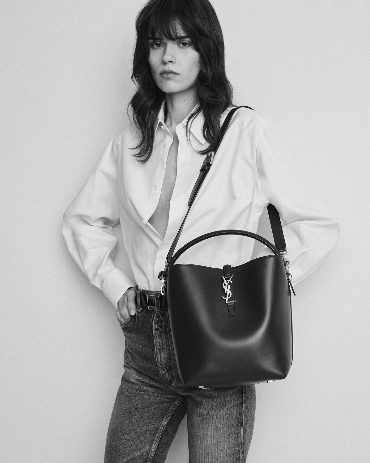 Saint Laurent LE 37 in shiny leather FOX