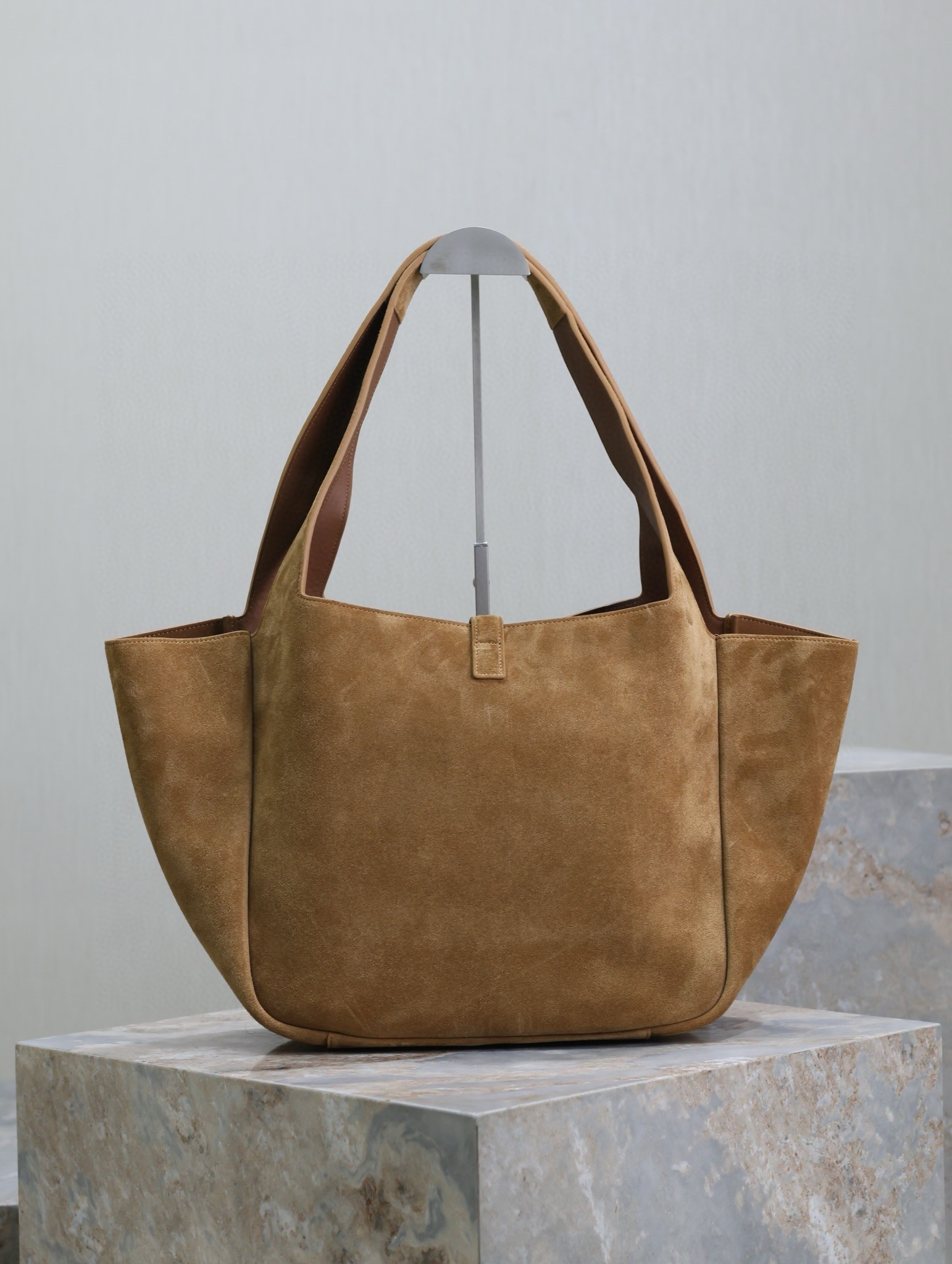 Saint Laurent LE 5 A 7 Bea Bag in Golden Leaf Suede Leather