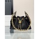 CHANEL 25 mini Handbag in Black Caviar Leather(20*22*12.5cm)