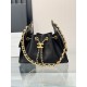 CHANEL 25 mini Handbag in Black Caviar Leather(20*22*12.5cm)