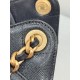 CHANEL 25 mini Handbag in Black Caviar Leather(20*22*12.5cm)