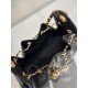 CHANEL 25 mini Handbag in Black Caviar Leather(20*22*12.5cm)