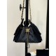 CHANEL 25 mini Handbag in Washed Denim Black(20*22*12.5cm)