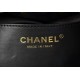 CHANEL 25 mini Handbag in Washed Denim Black(20*22*12.5cm)
