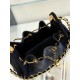 CHANEL 25 mini Handbag in Washed Denim Black(20*22*12.5cm)