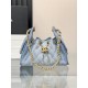 CHANEL 25 mini Handbag in Washed Denim(20*22*12.5cm)