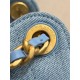 CHANEL 25 mini Handbag in Washed Denim(20*22*12.5cm)
