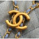 CHANEL 25 mini Handbag in Washed Denim(20*22*12.5cm)
