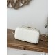 Chanel 22S white gold cosmetic bag