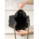 CHANEL 25 Medium Handbag in Black Calfskin Leather Master(40*30*15cm)