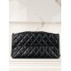 CHANEL 25 Medium Handbag in Black Calfskin Leather Master(40*30*15cm)