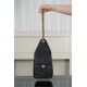 CHANEL 25 Small Handbag in Black Caviar Leather(30*26*14cm)