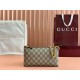 Gucci GG Supreme Monogram Wrist Wallet Black
