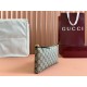 Gucci GG Supreme Monogram Wrist Wallet Black