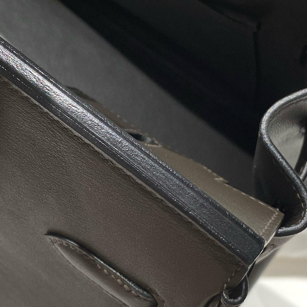 Hermès Birkin 29cm Shoulder Bag in Ebene Color Swift Leather