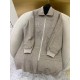Hermes Embroidery-detailed Cashmere & Lambskin Trench Coat