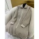 Hermes Embroidery-detailed Cashmere & Lambskin Trench Coat