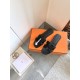 Hermès Oran glitter sandals