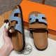 Hermès Chypre leather sandals